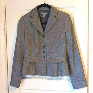 Ann Taylor Grey Wool Blazer